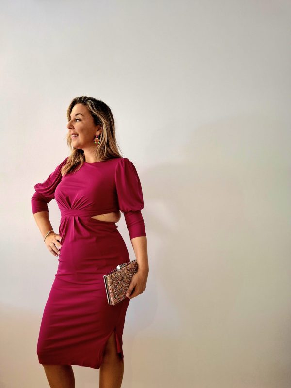 Vestido Lisboa buganvilla