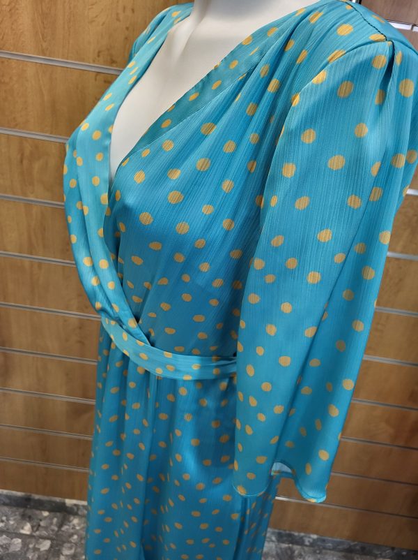Vestido Mar, color único.