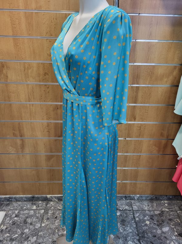 Vestido Mar, color único.